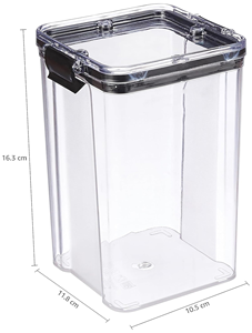 High Quality PET <b>Stackable</b> Space Saving Clear Plastic Kitchen Canisters for Kitchen Pantry Organization Modular <b>Storage</b> Solution - Product Image 4