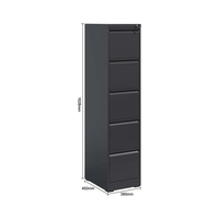 Vente en gros Verrouillable 4 tiroirs Mobilier de bureau blanc Classeur métallique moderne grande armoire de rangement en acier