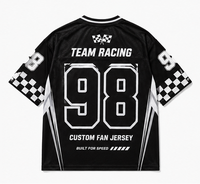 Maßgeschneidertes Rennfahrer-Trikot Atmungsaktives Mesh Sublimationsdruck Team-Logo Rennclub-Bekleidung Großhandel