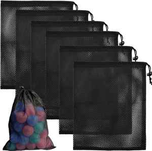 Sac à cordon en maille durable de 12 po x 15,7 po, motif géométrique, pour équipement sportif, tennis/basket-ball, golf, natation, camping, voyage - Product Image 1
