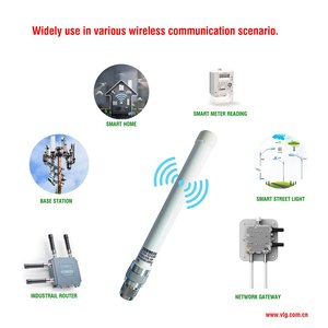 낮은 VSWR 2400-2500MHz/2.4G 사용자 정의 전문 2dBi 야외 <span class=keywords><strong>WIFI</strong></span> 유리 섬유 안테나 - Product Image 4