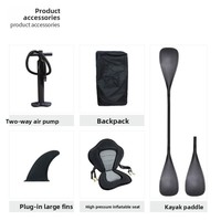 Plateforme de pêche spéciale en PVC brossé épaissi de 2 mm, résistante à l'usure, pour bateau de pêche gonflable HD Factory, écologique