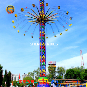 Prix bon marché Free Fall Sky Drop Tower Parc d'attractions Swing Chair Tour volante rotative à vendre - Product Image 3