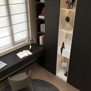 Librería de estilo italiano Chen Le, de lujo ligero, de madera maciza, para oficina o sala de estar. - Product Image 3