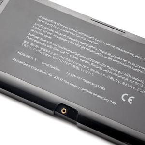 Vente en gros 10.95V 63.5Wh 5800MAH A1331 Batterie pour ordinateur portable pour <span class=keywords><strong>Apple</strong></span> <span class=keywords><strong>Macbook</strong></span> Unibody 13 pouces A1342 Année 2009 <span class=keywords><strong>2010</strong></span> - Product Image 2