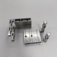 Support d'angle en L ultra-fin en alliage d'aluminium 6063-T5 durable, usiné CNC sur mesure, design moderne Tengshuo, pour fenêtre et porte