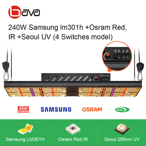 Stock Bava 240w cuántica Samsung 301 lm H mezcla uv IR rojo crecer espectro de luz led crecer luces 4 - Product Image 4