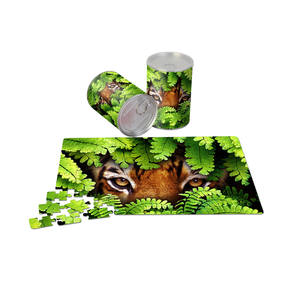 Rompecabezas de <span class=keywords><strong>Animales</strong></span> de Papel de 54 Piezas en Frasco, <span class=keywords><strong>con</strong></span> Logotipo Personalizado del Parque, Recuerdo Ecológico de Vida Silvestre para Parques Nacionales y Reservas Naturales - Product Image 1