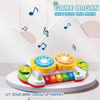 Instrument Musique Jouet De Poche 2 en 1 Enfants Coloré Flash Multi-fonction Piano Jouet Clavier Électronique Piano Jouet Pour Bébé