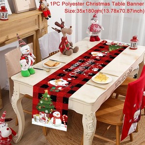 Runner da Tavola Natalizio 2026, Decorazioni Natalizie per Casa, Tovaglia Navidad Noel Kerst, Regali di Natale e Capodanno 2026 - Product Image 3