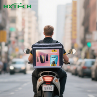 HXTECH P4.1mm Smart Advertising Take Bag Food Cooler Box pour moto