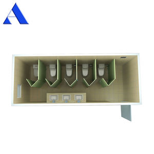 화장실 및 샤워 유닛이있는 맞춤형 20 피트 20ft 휴대용 스틸 욕실 배송 용기 - Product Image 6