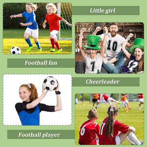 Élastiques à cheveux à motif sportif, bandeaux pour le sport, <span class=keywords><strong>basket</strong></span>-ball, volley-ball, football, scrunchies pour le sport - Product Image 5