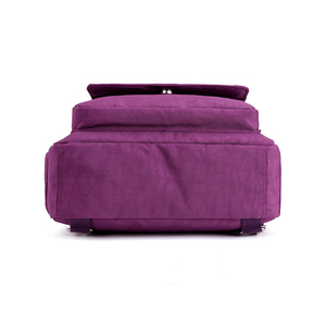 Mochilas <span class=keywords><strong>Vintage</strong></span> con múltiples bolsillos para mujer, mochilas de nailon lavadas suaves de lujo, bolsos universitarios de tendencia para niña, bolso de motocicleta - Product Image 5