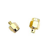 Câble SMA, connecteur SMA femelle BH vers MCX mâle droit pour câble coaxial RG174 RG 6