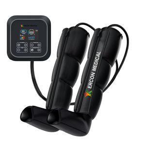 Nouveau masseur de jambes à air comprimé à quatre chambres, taille réglable, rechargeable, télécommande sans fil - Relaxation musculaire à domicile, récupération sportive, massage - Product Image 1