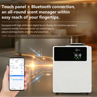 Diffuseur fonctionnel grande surface, en métal, avec contrôle tactile et deux modes d'exploitation Bluetooth, couvrant 2000 mètres cubes.