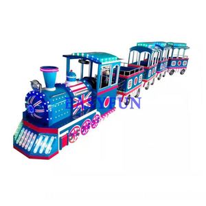 Tren Eléctrico Infantil sin Rieles para Parque de Atracciones, Mini Tren Turístico para Niños en Venta - Product Image 2