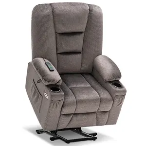 CY Hot Sale Electric Power Lift Liege sofa Stuhl mit Massage und Wärme für ältere Menschen