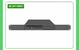 Appliance pare-feu OTS N150 9 points 5 pouces pour montage en rack, 4 ports LAN Intel 2,5 GbE, 2 ports SFP 10 G, routeur de sécurité réseau - Product Image 1