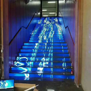 Affichage LED interactif couleur pleine résolution P3.91 IP65 étanche pour escaliers et marches d'escalier, haute résolution, haute luminosité - Product Image 2