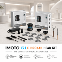Intelligenter Elektronischer Shisha-Kopf mit Vollständiger Steuerung, Timer-Alarm, Vibrationsfeedback und USB-Betriebener LED-Beleuchtung