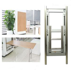 Transformateur de <span class=keywords><strong>Table</strong></span> mural dissimulé, convertibles, Design moderne, Extension extractible, mécanisme de pliage pour <span class=keywords><strong>Table</strong></span> à manger - Product Image 3