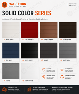 Lattes en aluminium noir pour façades architecturales extérieures - Product Image 6