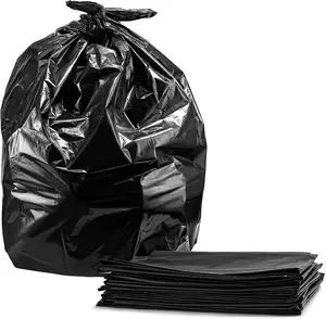 Factory Customization Black Trash Bag Large Heavy Duty Plastic Bags Garbage Bags