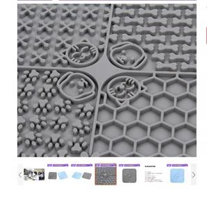 Tapete Minimalista Antideslizante para Mascotas Leadcare, Tapete de Silicona con Ventosa para Lamer, para Perros y Gatos, de Grado Alimenticio - Product Image 2