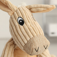 Écologique Durable Mignon Animal En Forme De Chien En Peluche Jouet À Mâcher Imitation Lin Coton Corde Style Classique Interactive Mouvement Jouet