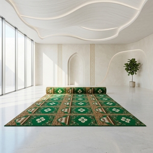 <span class=keywords><strong>Tapis</strong></span> de prière de luxe pour mosquée, nouveau design, 100 % nylon, <span class=keywords><strong>tapis</strong></span> mural pour mosquée, fabriqué en usine - Product Image 1
