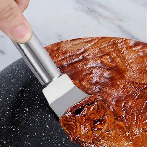 <b>Kitchen</b> Stainless Steel Ice Spatula Metal Grease Cleaning Spatula for Refrigerator Defrosting & Range Hood Use - Product Image 2