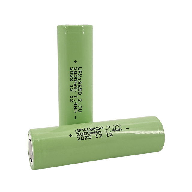 Wholesale UFX 18650 3.7V 2000mAh 3C Li-ion Rechargeable Lithium Polymer Battery for Electric Screwdriver