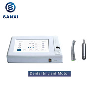 Moteur d'implant dentaire Sanxi de haute qualité avec pédale, 40000 tr/min, micromoteur pour chirurgie implantaire et endodontie