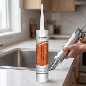Scellant silicone neutre à séchage rapide FEIDU 280ml, usage industriel, étanchéité des fenêtres, remplissage - Product Image 1