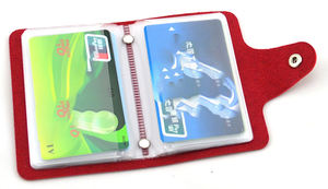 กระเป๋าใส่<span class=keywords><strong>บัตร</strong></span>แบบกำหนดเอง หนัง PU นุ่ม ช่องใส่บัตรหลายช่อง กระเป๋าเก็บบัตรเครดิต กระเป๋าเก็บของใช้ในบ้าน - Product Image 3