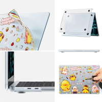Pour Mac Book Air 13.6 2022/2024 M2 A2681/M3 A3113 Coque en TPU avec support intégré