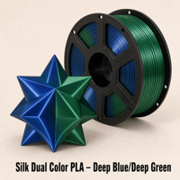 Fil PLA soyeux pour impression 3D, double couleur, 1,75 mm, pour impression effet soie