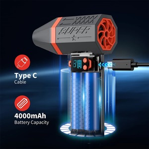 Hot Sell 130000PM Air Blower Turbo Jet Fan Electric Power Display Handheld Mini Dust Cleaner High Speed <b>Duster</b> Gun Cleaning Tool - Product Image 3
