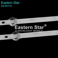 Bande de rétroéclairage LED ES-661 4C-LB4010-HR01J 40HR330M10A0 V4 Utilisation pour T C L 40F6 40S325 40S6500 THOMSON 40FD3306 2 pièces/ensemble