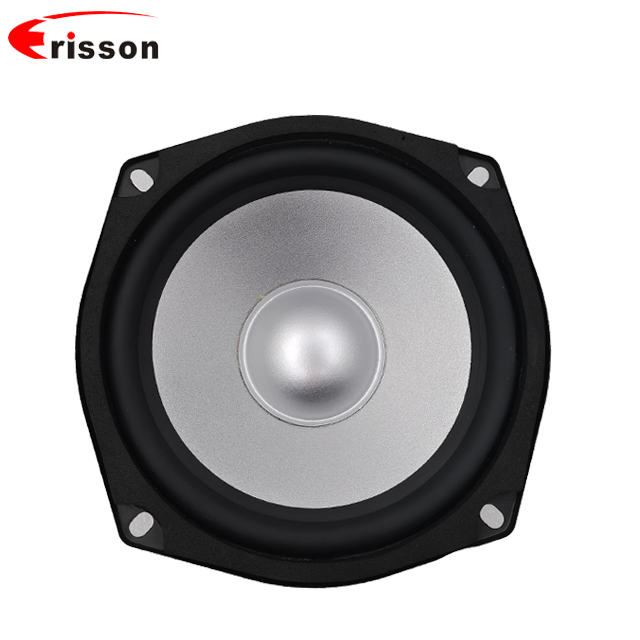 Home Theater Full Range 5.25" Wood Mid Woofer Speaker Unit High Performance 60W 4Ohm Waterproof Outdoor Use 87Hz-10KHz Frequency
