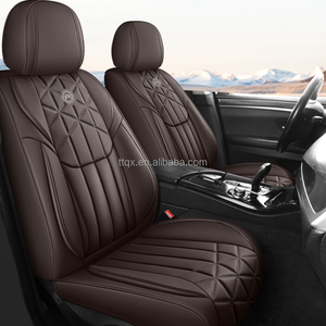 Coprisedili in Pelle Traspirante Universali per 5 Posti, Compatibili con <span class=keywords><strong>Renault</strong></span> <span class=keywords><strong>Clio</strong></span>, Megane, Captur, Kadjar, Arkana, Set Completo per Uso Familiare - Product Image 1