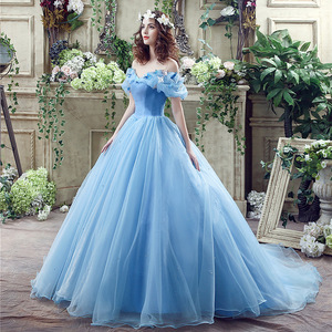 Vestido de Noche de Princesa con Falda Tutú para Espectáculo 2023, Nuevo Vestido de Novia para Sesión de Fotos y Actuaciones Artísticas - Product Image 2