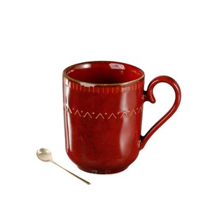 Tasse en céramique Chaozhou style TG effet four, rétro et tendance, pour le bureau et la maison, tasse à <span class=keywords><strong>café</strong></span> chic pour femme - Product Image 2