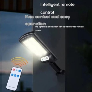 Lampe murale LED <span class=keywords><strong>solaire</strong></span> d'extérieur avec détecteur de mouvement humain, étanche, pour jardin, terrasse, garage, cour et éclairage de rue - Product Image 2