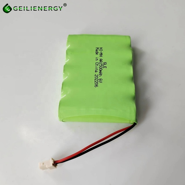 Guangzhou AA 1500mAh 6V Ni-MH Battery Pack Manufacturer