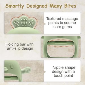 Juguetes de Silicona de Grado Alimenticio, Libres de BPA, con Certificación FDA/LFGB, para Bebés de 3 a 6 Meses, Anti-Caída, Ecológicos, Producto para el Hogar - Product Image 5