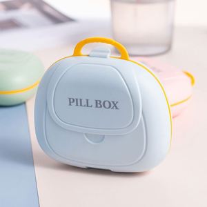 Vente en gros de boîtes de rangement à 7 compartiments, boîte à pilules en plastique pour médicaments de poche - Product Image 2