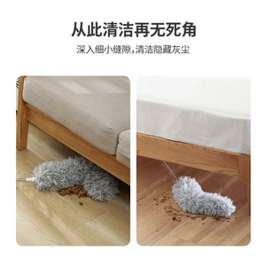 FaSoLa Retractable Round Head Dust <b>Duster</b> 280cm Telescopic Anti Static For Home Cleaning - Product Image 2